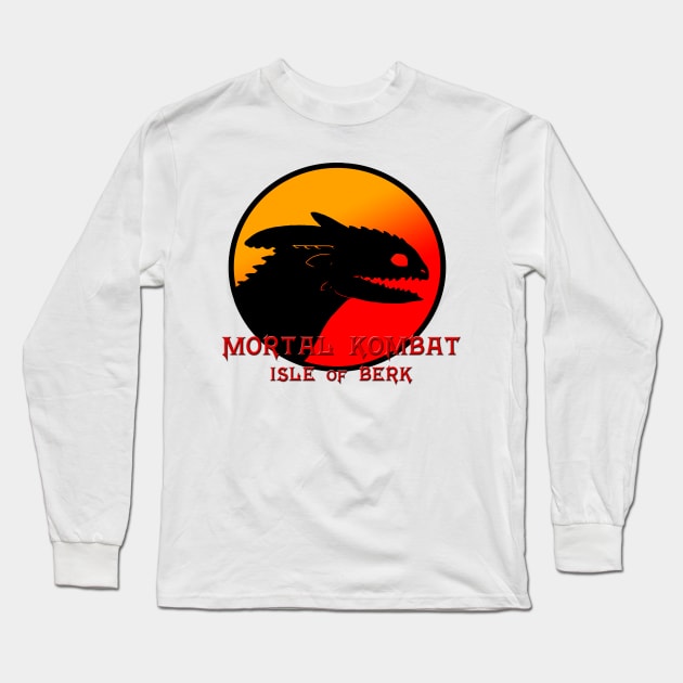 Mortal kombat Isle of Berk Long Sleeve T-Shirt by The darkcartoon